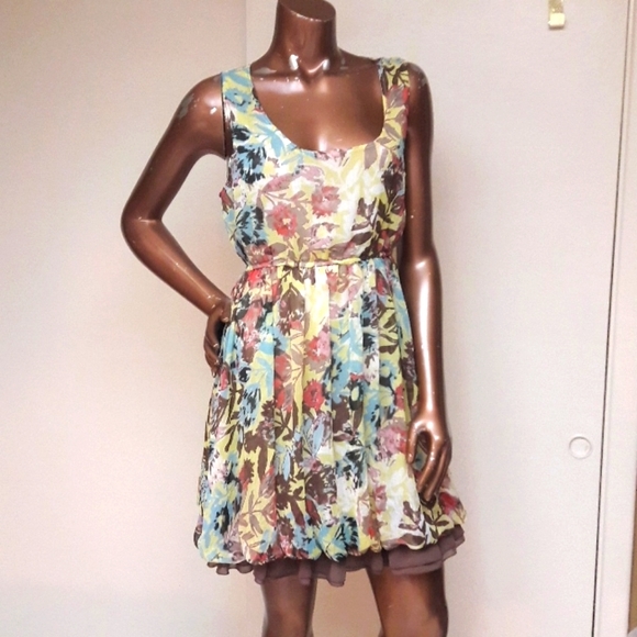 American Rag Dresses & Skirts - American Rag Chiffon Floral Dress